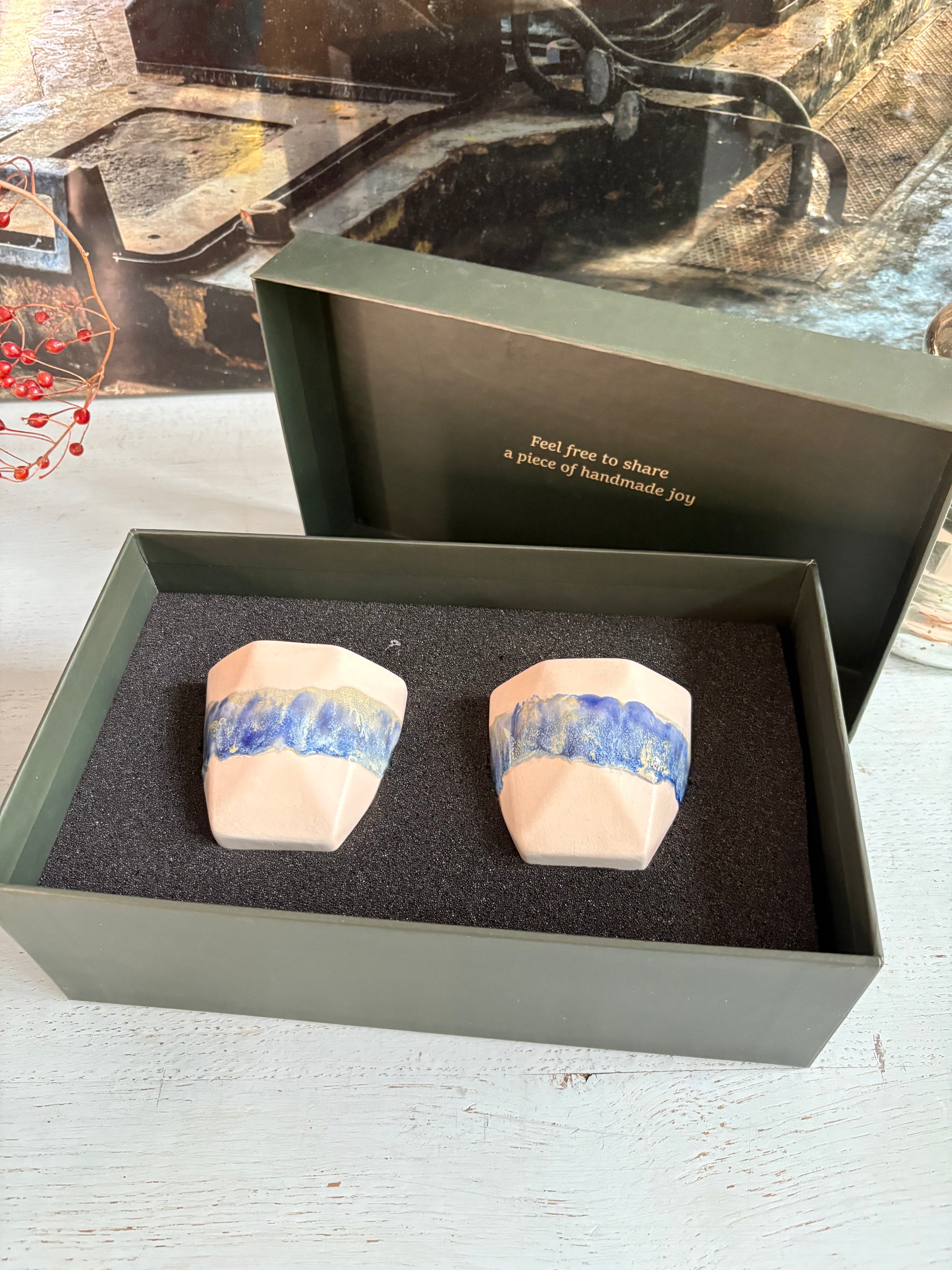 Hexa Tassen Duo  mit edler Geschenkebox