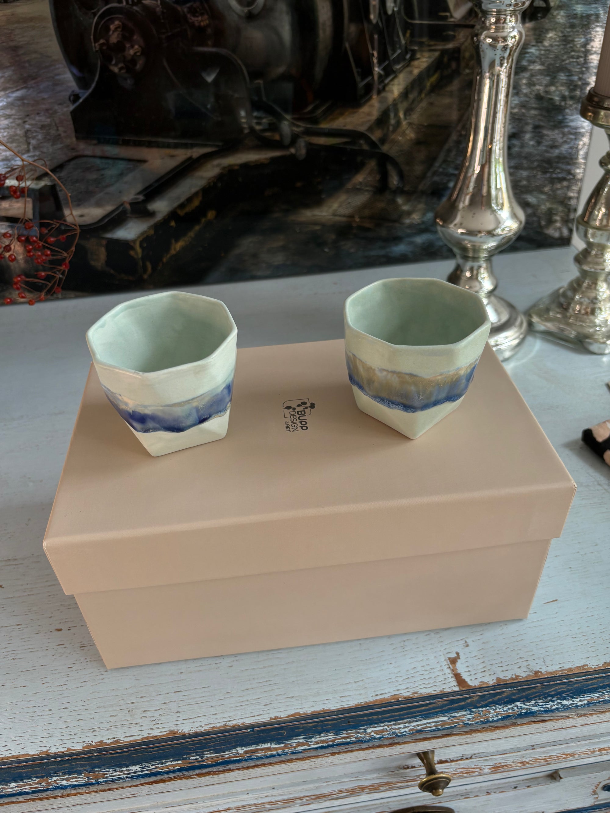 Hexa Tassen Duo  mit edler Geschenkebox