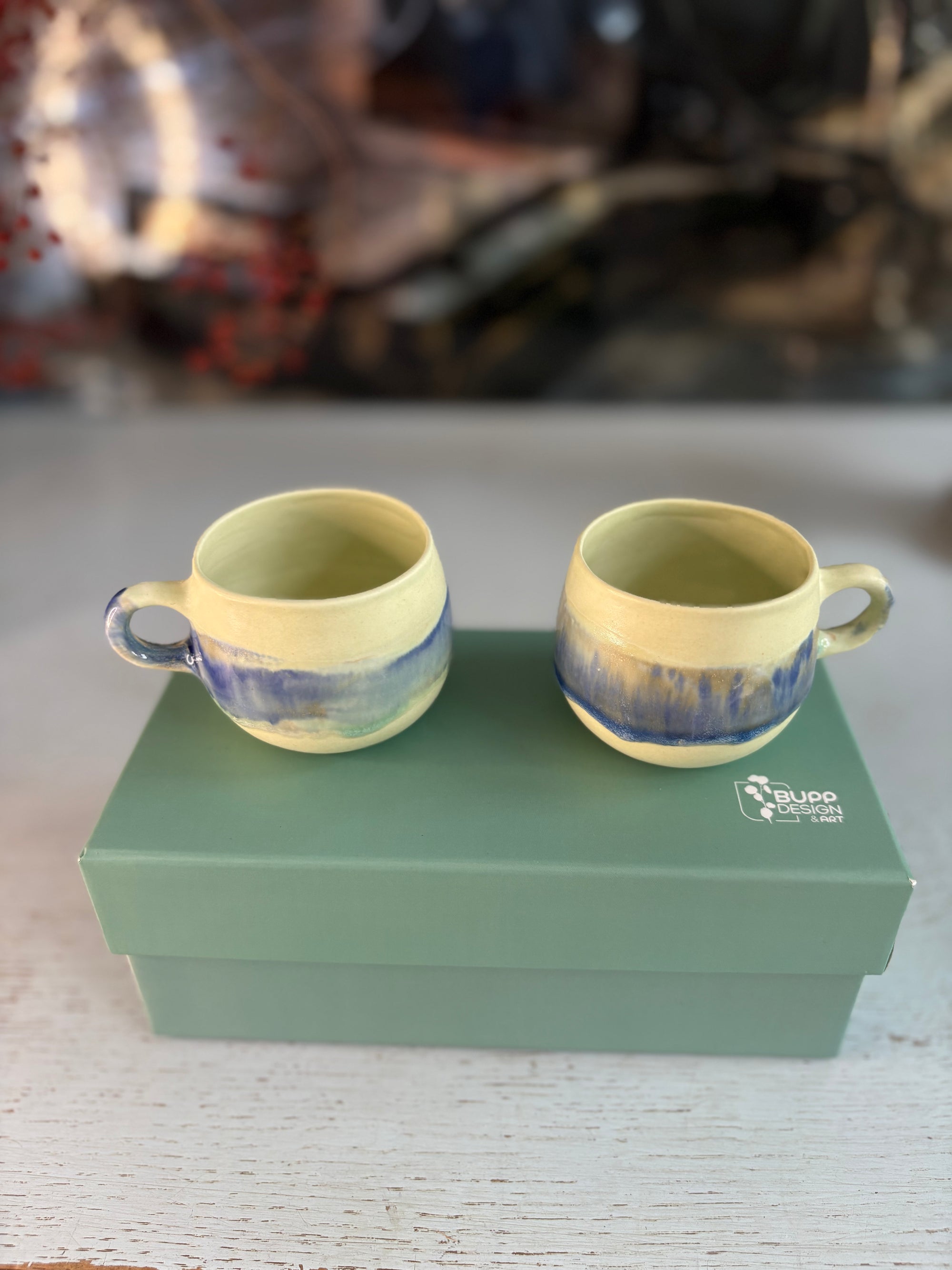 Hochwertige Box für Espressotassen