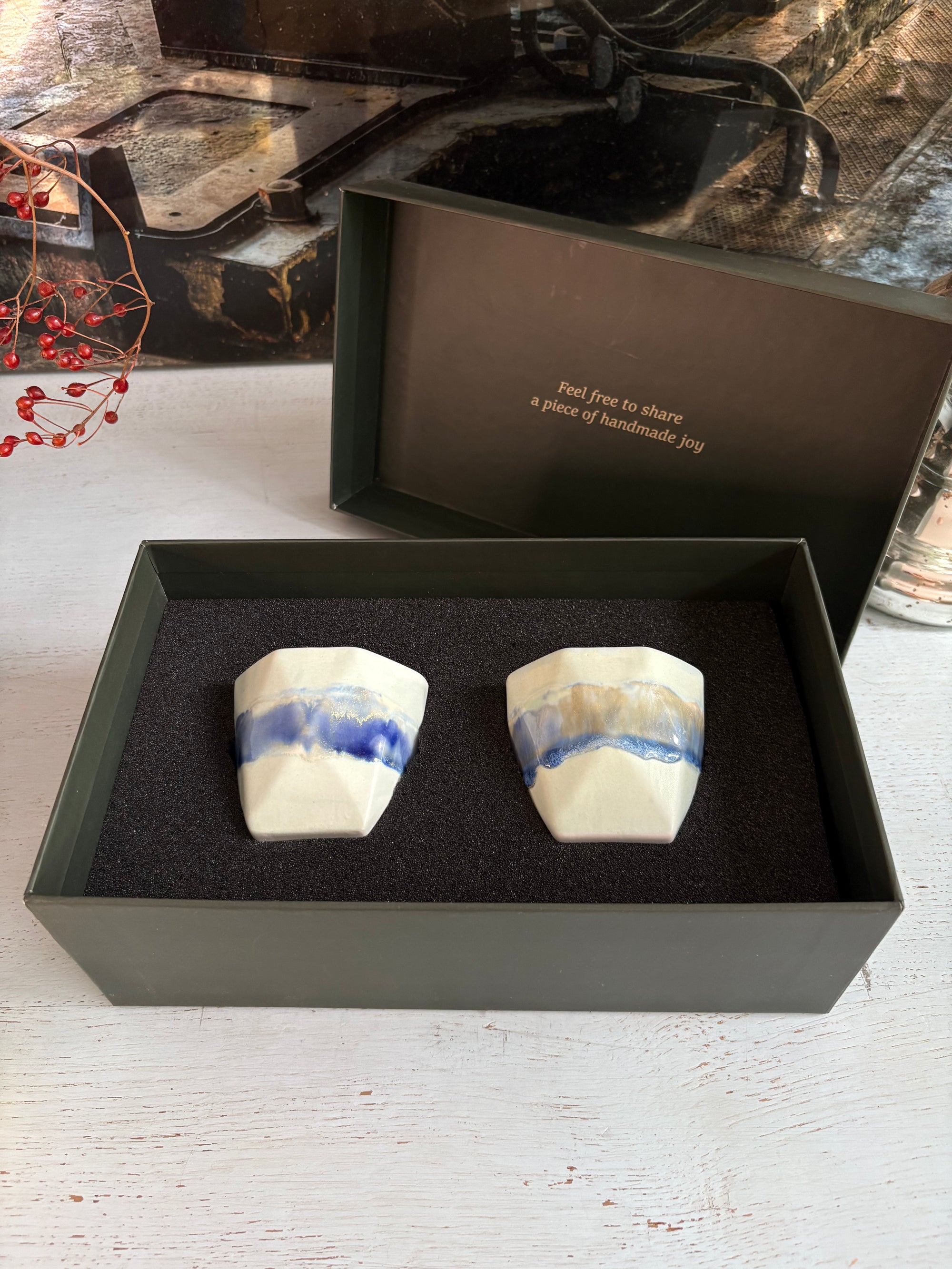 Hexa Tassen Duo  mit edler Geschenkebox